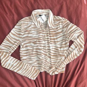 Zebra mesh top